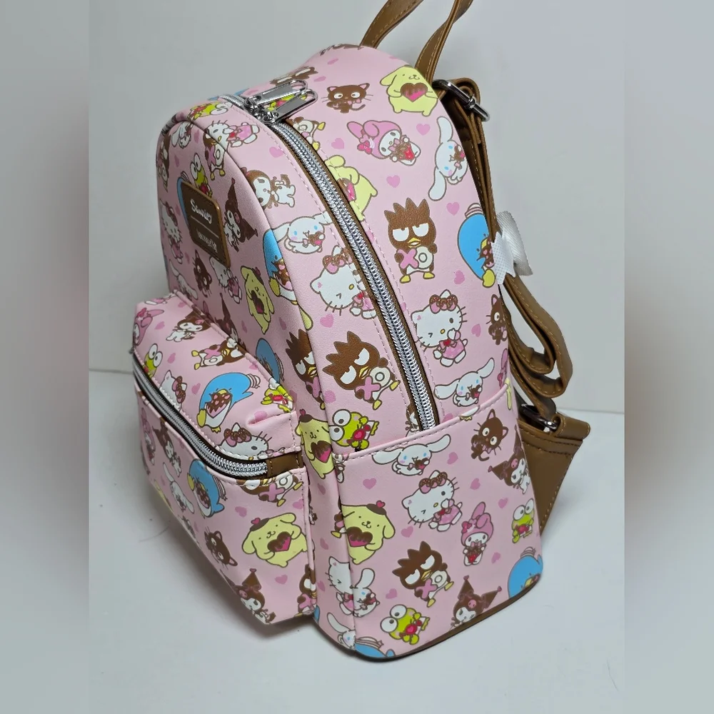 Loungefly Sanrio Hello Kitty & Friends Sweet Treat Mini Backpack NWT Pink Kawaii - Picture 2 of 7